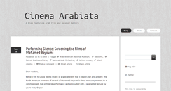 Desktop Screenshot of cinemaarabiata.com